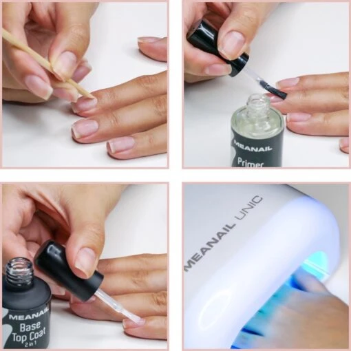 Méanail - Gellak – Led Lamp 48w - Gellak Starterspakket - Gel Nagellak - Basic Nude -Bekende Cosmetica Winkel 1200x1200 712