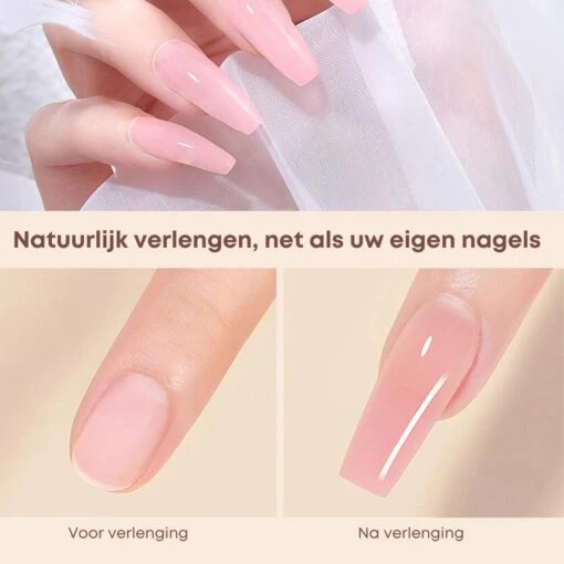 Merkloos Polygel Nagels Starterspakket | 12 Stuks | Langdurig | Polygel Kit | Polygel Nagels | Set 3 -Bekende Cosmetica Winkel 1200x1200 722