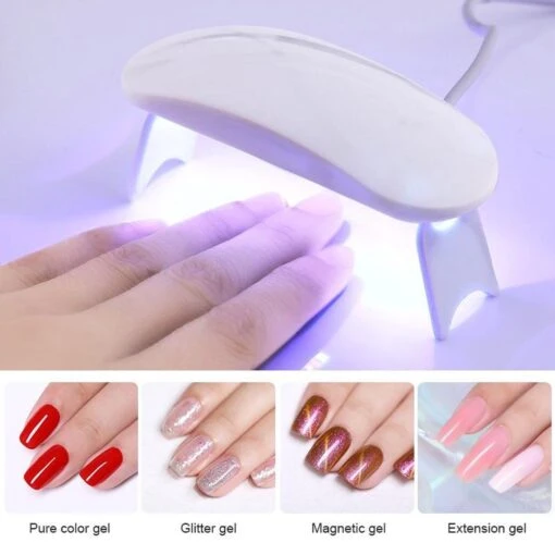 WiseGoods - Premium Nagel LED Lamp Gelnagels - Nagellak Droger - Gellak - 6W - Wit -Bekende Cosmetica Winkel 1200x1200 748