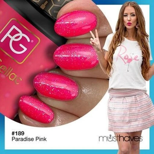 Pink Gellac - Paradise Pink - Gellak - Vegan - Roze - Glanzend - 15ml -Bekende Cosmetica Winkel 1200x1200 77