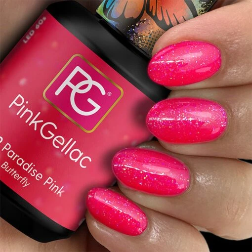 Pink Gellac - Paradise Pink - Gellak - Vegan - Roze - Glanzend - 15ml -Bekende Cosmetica Winkel 1200x1200 78