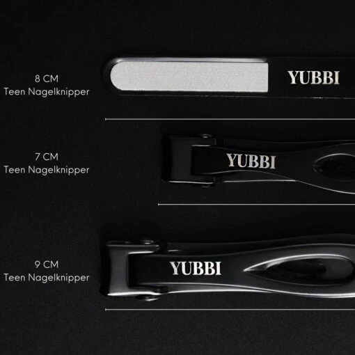 YUBBI™ Premium Zwart Nagelknipper Set - Nageltang - Pedicure - Teennagels - Vingernagels - Teennagelknipper - Nagelschaar - Nail Clipper -Bekende Cosmetica Winkel 1200x1200 830