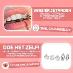 Nince DIY Tooth Gem Kit Hoogwaardig Materiaal - Wit Vlinder - Tand Diamantje Set -Bekende Cosmetica Winkel 1200x1200 893