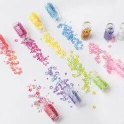 Merkloos 48 Verschillende Flesjes Nagel Decoratie Met Glitters En Sticker - Nail Art - Nagelversiering - Cadeau Tip -Bekende Cosmetica Winkel 1200x1200 920