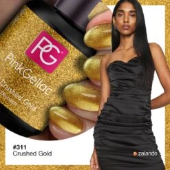 Pink Gellac - Crushed Gold - Gellak - Vegan - Goud - Glanzend - 15ml -Bekende Cosmetica Winkel 1200x1200 98