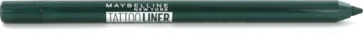 Maybelline Tattoo Liner Gel Pencil - 922 Intense Green - Groen - Waterproof Oogpotlood -Bekende Cosmetica Winkel