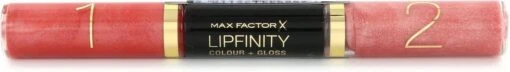 Max Factor Lipfinity Colour & Gloss Lipgloss - 570 Gleaming Coral -Bekende Cosmetica Winkel