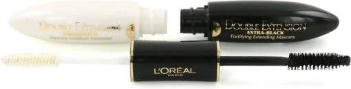 L’Oréal Mascara – Double Extension Extra Black , 12 Ml - 1 Stuks -Bekende Cosmetica Winkel