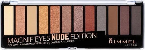 Rimmel London MagnifEyes Oogschaduw - 001 Nude Edition -Bekende Cosmetica Winkel 1200x416 1