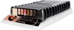 Lovely Pop Cosmetics - Oogschaduw Palette - Planet Saturn - Met Lange Applicator - 8 Kleuren: Wit / Crème / Roze / Goud / Bruin / Zwart - 1 Doosje Met 9 Gram Inhoud - Afmeting Doosje: 14,7 X 4,4 Centimeter -Bekende Cosmetica Winkel 1200x495 1