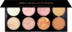 MAKEUP REVOLUTION Ultra Blush Palette Golden Sugar, 13 G -Bekende Cosmetica Winkel 1200x539