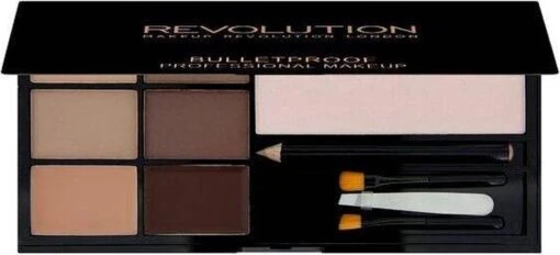 Makeup Revolution Ultra Brow The Ultimate Brow Enhancing Kit - Fair To Medium -Bekende Cosmetica Winkel 1200x547 1