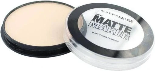 Maybelline Matte Maker Mattifying Powder - 10 Classic Ivory -Bekende Cosmetica Winkel