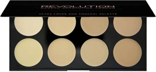 Makeup Revolution Cover & Conceal Cream Palette - Light -Bekende Cosmetica Winkel