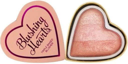 Hearts Blusher - Peachy Pink Kisses -Bekende Cosmetica Winkel