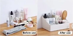 Merkloos Make-Up Organizers - Opbergdoos - Cosmetica - Beige - Sieraden - Nagelak - Make Up Organizer - Make Up Organizers -Bekende Cosmetica Winkel 1200x604 4