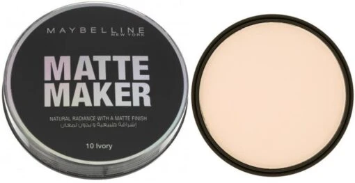 Maybelline Matte Maker Mattifying Powder - 10 Classic Ivory -Bekende Cosmetica Winkel