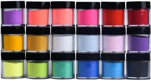 Acrylpoeders Set | 18 Stuks | 108 G Totaal Poeders | Acrylnagels | Nail Art | Acryl Kleuren | Acrylpigment | Poeder Voor Nepnagels | Nagelpoeder | Nagelstad -Bekende Cosmetica Winkel