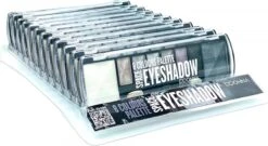 D'Donna - Oogschaduw Palette - Space Gris - Met Lange Applicator - 8 Kleuren: Wit / Grijs / Zilver / Zwart - 1 Doosje Met 10 Gram Inhoud -Bekende Cosmetica Winkel 1200x654 2