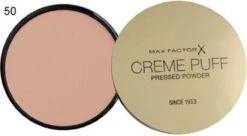 Max Factor Creme Puff Compact Gezichtspoeder - 50 Natural -Bekende Cosmetica Winkel 1200x659