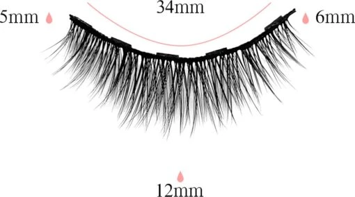 Hoge Korting - VERLUXX© - 'Quality Over Quantity' - 3D Magnetische Wimpers Incl. 1+1 GRATIS Geïoniseerde Waterproof Eyeliner & Pincet, Fake Lashes, Nepwimpers, Magnetic Lashes, Herbruikbare Realistic Wimpers -Bekende Cosmetica Winkel