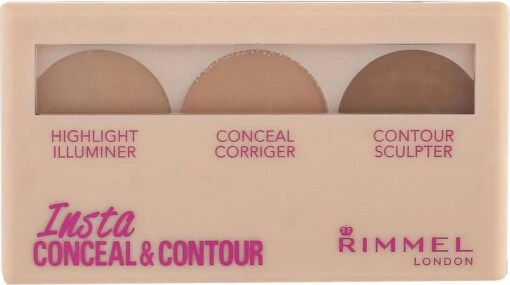 Rimmel London Rimmel Insta Conceal & Contour Palette - 020 Medium -Bekende Cosmetica Winkel 1200x670 1