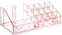 A&K 2in1 Make-up Organizer - 4 Lades Cosmetica Opbergdoos - Kaptafel - Roze -Bekende Cosmetica Winkel 1200x691 3