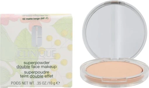 Clinique Superpowder Double Face Makeup - 02 Matte Beige - 10 G -Bekende Cosmetica Winkel 1200x707 1