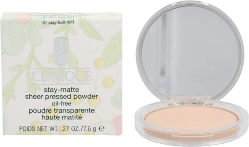 Clinique - STAY MATTE SHEER Powder 01-stay Buff 7.6 Gr -Bekende Cosmetica Winkel 1200x708 7