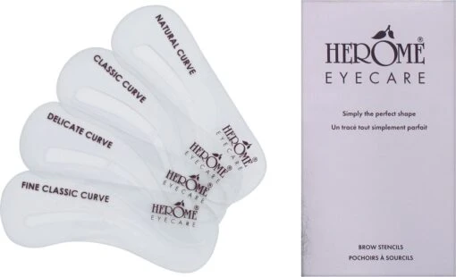 Herome Eye Care Wenkbrauwsjablonen Brow Stencils - Creëer De Perfecte Wenkbrauwen - 4 Stuks -Bekende Cosmetica Winkel 1200x729 3