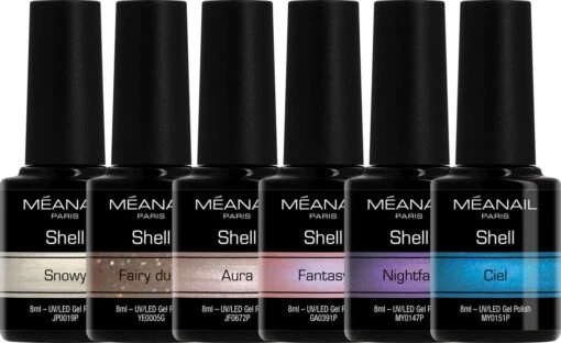 Méanail - Gellak - Shell - Fairy Tail - Gel Nagellak - 6 X 8ml -Bekende Cosmetica Winkel 1200x734 1