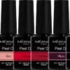 Méanail - Gellak - Peel Off - Elegance - Gel Nagellak - 6 X 8ml -Bekende Cosmetica Winkel 1200x734