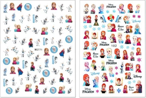 Merkloos Frozen Nagelstickers - Frozen Stickers Voor Nagel - Nagel Decoratie - Sticker Set - Frozen Stickertjes - Meisje - Stickervel - Stickers Voor Kinderen - Nagelversiering - Anna En Elsa - Frozen Speelgoed - Verjaardag - Schoencadeau - Nail Stickers -Bekende Cosmetica Winkel 1200x805 1