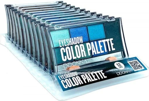 D'Donna - Color Palette Oogschaduw - Planet Azul - Blauw/Zwart - 1 Doosje Met Applicator En Spiegeltje -Bekende Cosmetica Winkel 1200x811 2