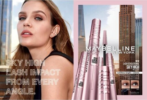 Maybelline Lash Sensational Sky High Waterproof - Zwart - Lengte Mascara - 6 Ml -Bekende Cosmetica Winkel 1200x815 6