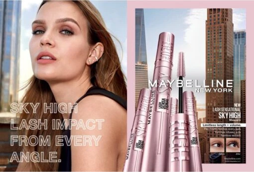 3x Maybelline Lash Sensational Sky High Mascara Very Black - Zwart -Bekende Cosmetica Winkel 1200x815 7