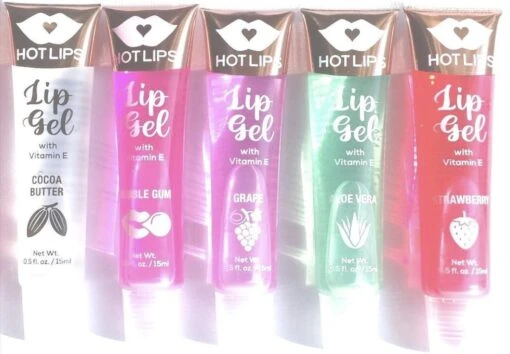 Hot Lips Flavoured Lip Gel With Vitamin E - Assorted Flavours -Bekende Cosmetica Winkel 1200x834 2