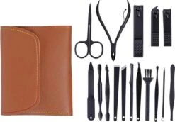 16 Delig Manicure Set Met Gezichtsmasker- Nagelset -Nagelvijl - Nagelknipper- Nagelschaar - Pincet- Manicureset Met Luxe Etui Voor Nagel -Bekende Cosmetica Winkel 1200x838