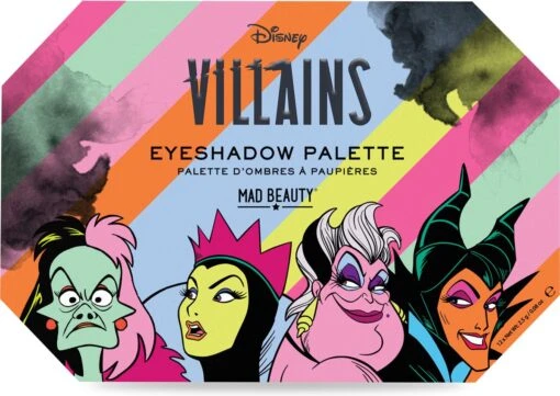 Mad Beauty X Disney - POP Villains Eye Shadow Palette - Oogschaduw Palette -Bekende Cosmetica Winkel 1200x849 1