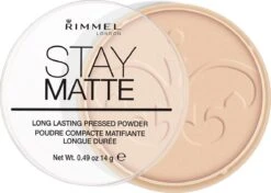 Rimmel London Stay Matte Pressed Powder - 003 Peach Glow -Bekende Cosmetica Winkel 1200x853 1