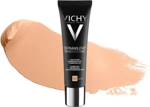 Vichy Dermablend 3D Foundation Correctie 35 - 30ml - Reliëf Corrigerend -Bekende Cosmetica Winkel 1200x854 1