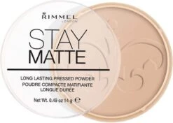 Rimmel London Stay Matte Pressed Powder - 005 Silky Beige -Bekende Cosmetica Winkel 1200x854 2