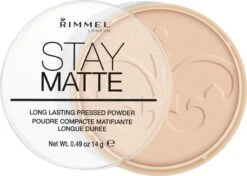 Rimmel London Stay Matte Pressed Powder - 003 Peach Glow -Bekende Cosmetica Winkel 1200x854 3