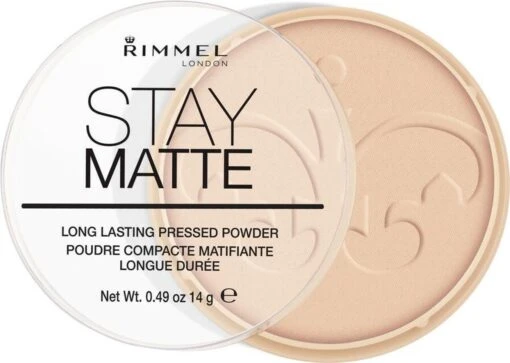 Rimmel London Stay Matte Pressed Powder - 003 Peach Glow -Bekende Cosmetica Winkel 1200x854 3