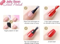 Jelly Bean Nail Polish Gel Nagellak New - Gellak - Black (Zwart) - UV Nagellak 8ml -Bekende Cosmetica Winkel 1200x874 1