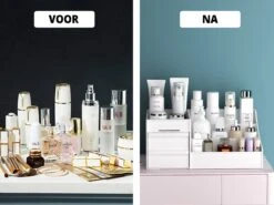 Make-Up Organizer - Cosmetica - Opbergdoos - Wit - Nagellak - Creme - Sieraden - Pennenbakje - Bureau - Organizers - Make Up -Bekende Cosmetica Winkel 1200x901 10