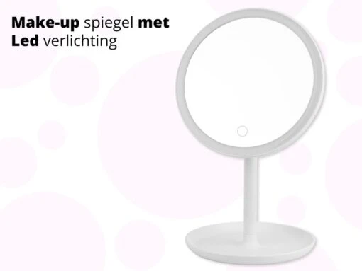 Make Up Spiegel Met LED Verlichting - Cosmetica - Dimbaar - Dimfunctie - Oplaadbaar - USB - Cadeau - Vakantie - Wit -Bekende Cosmetica Winkel 1200x901 14