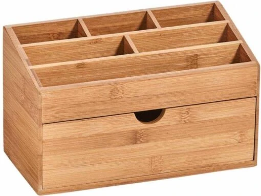 Zeller Present Houten Bureau Organizer - C-04-4-CHout - Sorteervakken & Duurzaam -Bekende Cosmetica Winkel 1200x901 17