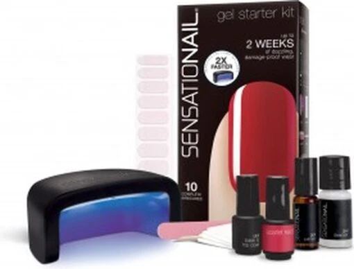 Sensationail Starter Kit - Scarlet Red - Gel Nagellak -Bekende Cosmetica Winkel 1200x913 1