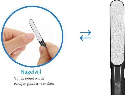 Nail It Nageltang Met Gebogen Bek + Gratis Vijl| Nagelknipper| Teennagelknipper| Nagelschaar| Ingegroeide Teennagels| Dikke Nagels| Nagelknipper Set| Pedicure Set| Cadeau Tip 2023 -Bekende Cosmetica Winkel